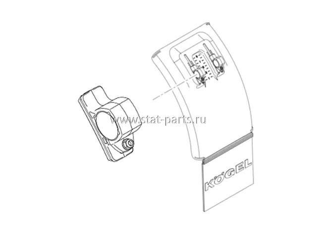 6610578 КРЕПЛЕНИЯ КРЫЛА KOGEL D=42ММ - фото №1