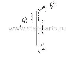 6355502 НИЖНЯЯ ЧАСТЬ ОТКИДНОЙ СТОЙКИ В СБОРЕ