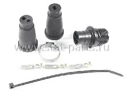15-0281-021 БАЙОНЕТНОЕ СОЕДИНЕНИЕ ASS2 2PIN ПАПА, ЧЁРНЫЙ