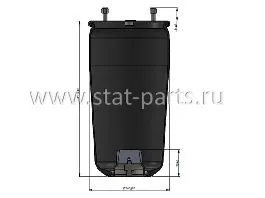 WG01.00940.00 ПНЕВМОРЕССОРА БЕЗ СТАКАНА BPW 30K 940MB