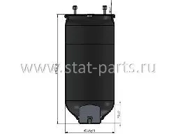 WG01.02626.00 ПНЕВМОРЕССОРА БЕЗ СТАКАНА SAF 4022NP02