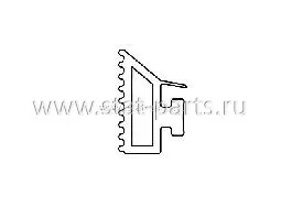 6750722 УПЛОТНИТЕЛЬ ЗАДНЕЙ ДВЕРИ KOGEL, КОНТУР ВЕРХНИЙ И НИЖНИЙ