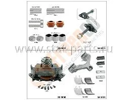 FX3800 РЕМКОМПЛЕКТ СУППОРТА ПОЛНЫЙ, WABCO MAXX 22T 2.0 Series