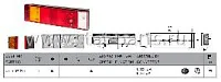 41-1007-211 ФОНАРЬ ЗАДНИЙ С ПОДСВЕТКОЙ НОМЕРА DAF ФИШКА 8PIN
