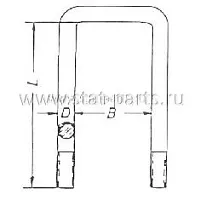 98926210 СТРЕМЯНКА РЕССОРЫ IVECO 04733570