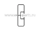 537.591151 (3200) НАПРАВЛЯЮЩАЯ БОКОВОЙ ЗАЩИТЫ ГОРИЗОНТАЛЬНАЯ