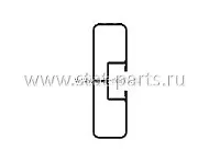 537.591151 (3200) НАПРАВЛЯЮЩАЯ БОКОВОЙ ЗАЩИТЫ ГОРИЗОНТАЛЬНАЯ