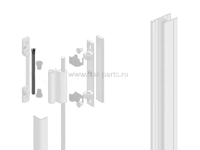 105.112006 ШАРНИР ДВЕРИ П/ПРИЦЕПА DM8Х150