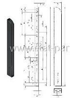 680018209 910.5 КАРМАН БОКОВОЙ СТОЙКИ НИЖНИЙ 600MM