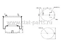 СТ01.00836.MP01 ПНЕВМОРЕССОРА ДЛЯ ТЯГАЧА DAF, 1 697 678