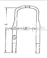 98516360 СТРЕМЯНКА РЕССОРЫ IVECO 42074994