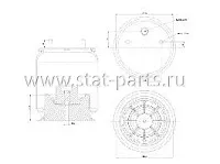 СТ01.07003.PP ПНЕВМОРЕССОРА С ПЛАСТИКОВЫМ СТАКАНОМ SAE-GIGANT/KRONE 515069174