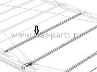 38053280 ПОПЕРЕЧИНА СДВИЖНОЙ КРЫШИ ULTRALINE 30Х30Х2158
