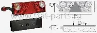 25-6011-511 ФОНАРЬ ЗАДНИЙ ЛЕВЫЙ EUROPOINT II С ПОВТОРИТЕЛЕМ