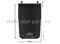 WG01.04881.00 ПНЕВМОРЕССОРА BPW БЕЗ СТАКАНА TYP36K (05.429.41.01.0)