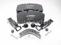 3.29171.AA ТОРМОЗНЫЕ КОЛОДКИ BPW SAF SK7, PREMIUM