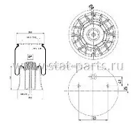 084.100-75A ПНЕВМОРЕССОРА 3.229.0039.00 084.100-75A ПНЕВМОРЕССОРА 3.229.0039.00