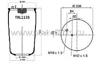 TRL1135 ПНЕВМОРЕССОРА БЕЗ СТАКАНА MAN TGA 4884N1P01