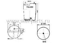 TRL1050 ПНЕВМОРЕССОРА БЕЗ СТАКАНА BPW 36K 4881NP02 TRL1050 ПНЕВМОРЕССОРА БЕЗ СТАКАНА BPW 36K 4881NP02