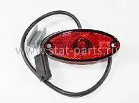 31-6404-014 ФОНАРЬ ГАБАРИТНЫЙ КРАСНЫЙ FLATPOINT II С КАБЕЛЕМ 0,5М