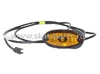 31-2364-324 ФОНАРЬ ГАБАРИТНЫЙ ОРАНЖЕВЫЙ FLATPOINT II LED КРОНШТЕЙН ПОД ТРУБУ 2,0 М