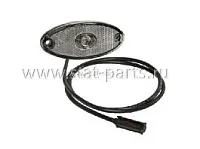 31-6904-034 ГАБАРИТНЫЙ ФОНАРЬ БЕЛЫЙ FLATPOINT II С КАБЕЛЕМ 1,5М