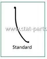 4001008282 РЕЗИНКА ОТ ПОДЛИВА ДЛЯ КРЫШИ 14000Х120ММ, СЕРАЯ