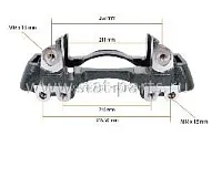 303962 СКОБА СУППОРТА WABCO PAN 19 ЛЕВАЯ