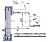 02.1404.31.00 РУКОЯТКА ОПОРНОГО УСТРОЙСТВА L=450ММ