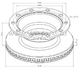 TL6.025-00A ТОРМОЗНОЙ ДИСК SCHMITZ ROTOS 017870