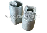 2.5335N0 НИЖНИЙ ПЕРЕХОДНИК ДЛЯ ВАЛА D=27мм НАТЯЖЕНИЯ ТЕНТА, ПОД КВАДРАТ