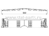 650.003510 ШАРНИР СДВИЖНОЙ КРЫШИ SESAM L=650 ММ