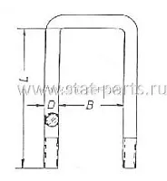 98542285 СТРЕМЯНКА РЕССОРЫ VOLVO 1590942