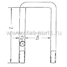 98926210 СТРЕМЯНКА РЕССОРЫ IVECO 04733570