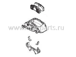 09.801.08.72.0 ТОРМОЗНЫЕ КОЛОДКИ ДИСКОВЫЙ ТОРМОЗ  BPW 8201 TS2 3709 