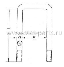 98542260 СТРЕМЯНКА РЕССОРЫ VOLVO 1590941