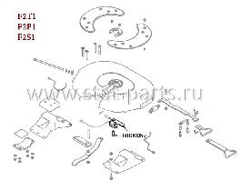 RR00059 СВАРНОЙ КРОНШТЕЙН ПЕТЛИ