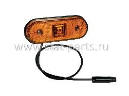 31-2007-237 ГАБАРИТНЫЙ ФОНАРЬ ОРАНЖЕВЫЙ UNIPOINT I LED С КАБЕЛЕМ 0,5 М - фото №1