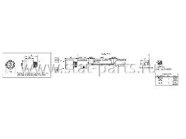 31-6700-094 ГАБАРИТНЫЙ ФОНАРЬ БЕЛЫЙ MONOPOINT II LED SuperSeal С КАБЕЛЕМ 3,0М