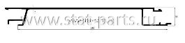 587.621035/21709003 (3250) СРЕДНЯЯ ЧАСТЬ БОРТА С ВЫЕМКОЙ 3250Х200ММ