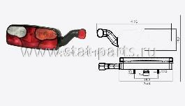 25-2410-501 ФОНАРЬ ECOPOINT I ПРАВЫЙ С ПОВТОРИТЕЛЕМ