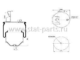 СТ01.07804.MP ПНЕВМОРЕССОРА ДЛЯ ТЯГАЧА VOLVO, 20 582 209