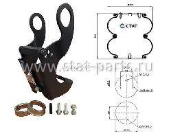 F40212001-03.21102 КРОНШТЕЙН МЕХАНИЗМА ПОДЪЁМА ОСИ SAF INTRA С ПНЕВМОРЕССОРОЙ 