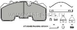 102.PAS-608.G00 ТОРМОЗНЫЕ КОЛОДКИ SB3745 BPW 29165