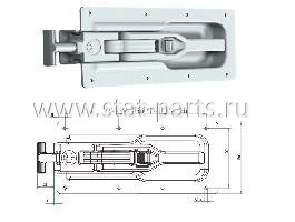 606031100 ЗАМОК БОРТОВОЙ ГОРИЗОНТАЛЬНЫЙ 681S10