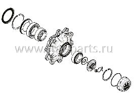 09.801.07.35.0 СТУПИЦА В СБОРЕ BPW ECO-PLUS2 H/K/-9010 W