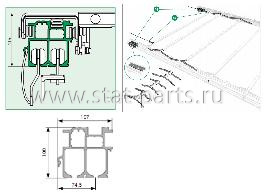 29808009 СДВИЖНАЯ КРЫША PROFI 100