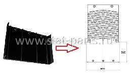 2540 69 310 БРЫЗГОВИК КРЫЛА НИЖНЯЯ ЧАСТЬ АНТИСПРЕЙ