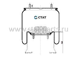 СТ01.04810.MP05 ПНЕВМОРЕССОРА СО СТАЛЬНЫМ СТАКАНОМ SAF 4810NP05