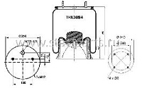 TRL1084 ПНЕВМОРЕССОРА В СБОРЕ С ПЛАСТИКОВЫМ СТАКАНОМ SAF 4022NP03